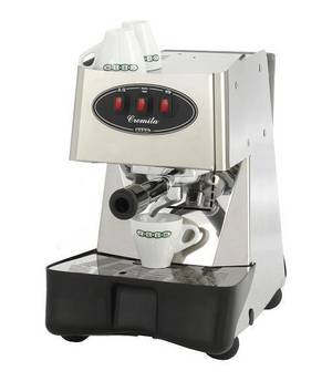 De Expobar Cremita espressomachine is een compact espresso-apparaat voorzien van een koperen termoblok en een professionele pomp.